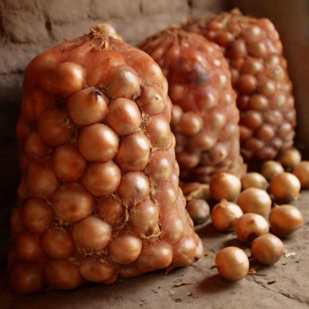 хранение лука после уборки