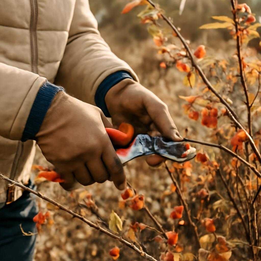 обрезка плодовых кустарников осенью